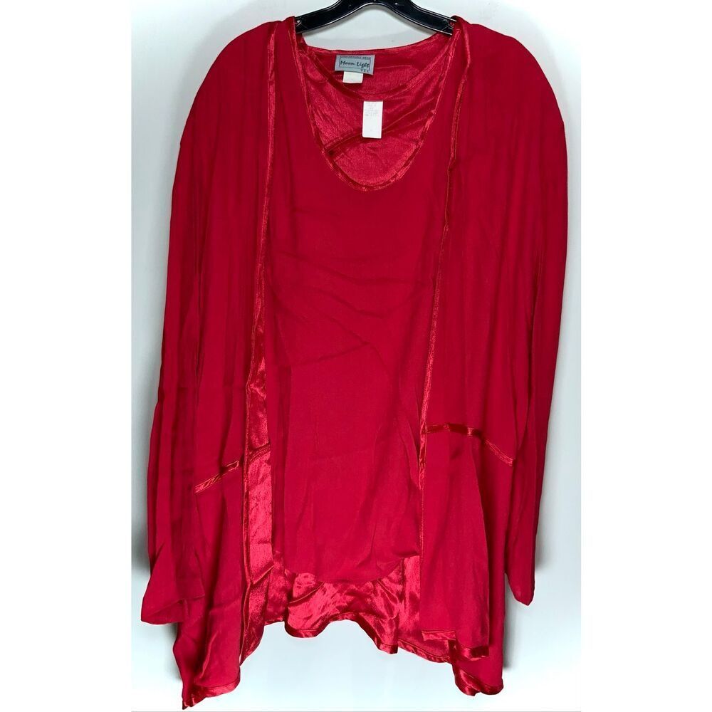 Moon Light red vintage 90s jacket set size XL